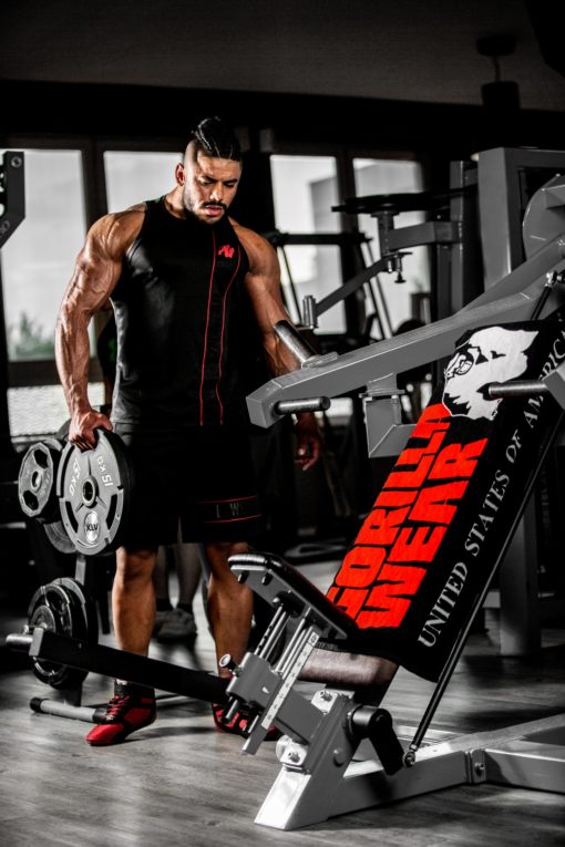 Gym Towel - Black/Red - Imagen 4