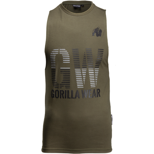 Dakota Sleeveless T-Shirt - Army Green