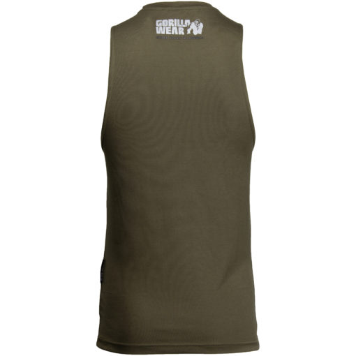 Dakota Sleeveless T-Shirt - Army Green - Imagen 2