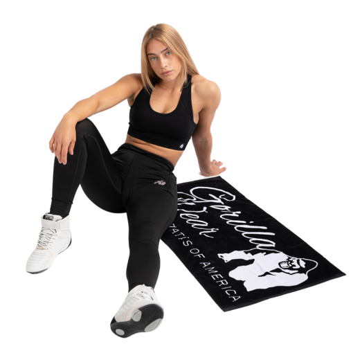 Gym Towel - Black/White - Imagen 3