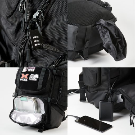 Picsil Tactical Backpack 45L - Negro - Imagen 6