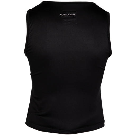 Estelle Twisted Crop Top - Black - Imagen 2