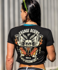 Alternative view of RokFit The Mariposa Crop Top