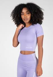 Selah Crop Top - Lilac