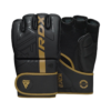 RDX F6 Kara MMA Guantes de Sparring - Black/Gold