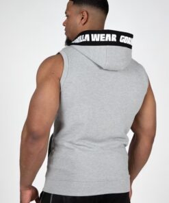 Alternative view of GW Milwaukee S/L Zipped Hoodie - Gray