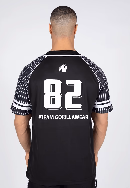 GW 82 Baseball Jersey - Black - Imagen 2