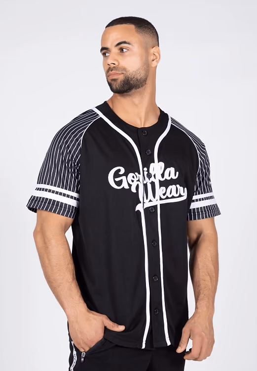 GW 82 Baseball Jersey - Black