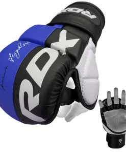 RDX T6 MMA Sparring Gloves - Blue