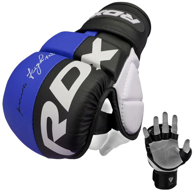 RDX T6 MMA Sparring Gloves - Blue