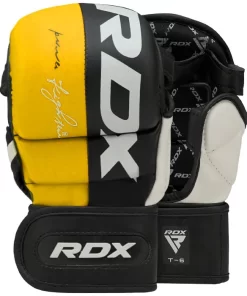 RDX T6 MMA Sparring Gloves - Yellow
