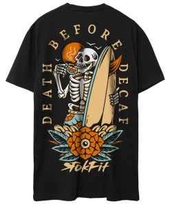 RF Death Before Decaf Actie Tee