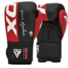 RDX F4 Guantes de Boxeo - Negro/Rojo