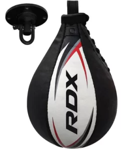 RDX S2 Speed Ball With Steel Swivel - RED/WHITE