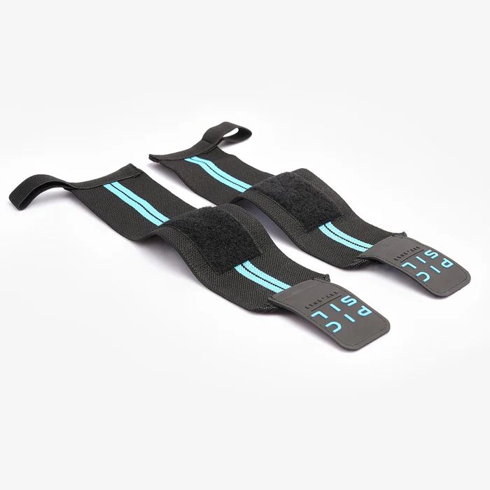 PICSIL Wrist Wraps For Weightlifting - Double Fastener Support With Thumb Loop For Cross Training