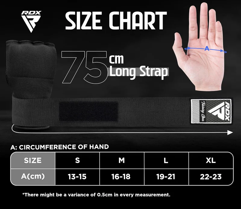 RDX IS Padded Inner Glove Black - Imagen 2