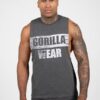 GW Lopez Drop Armhole Tank Top - Dark Gray Melange