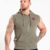 GW Silverdale Sleeveless Hoodie - Army Green