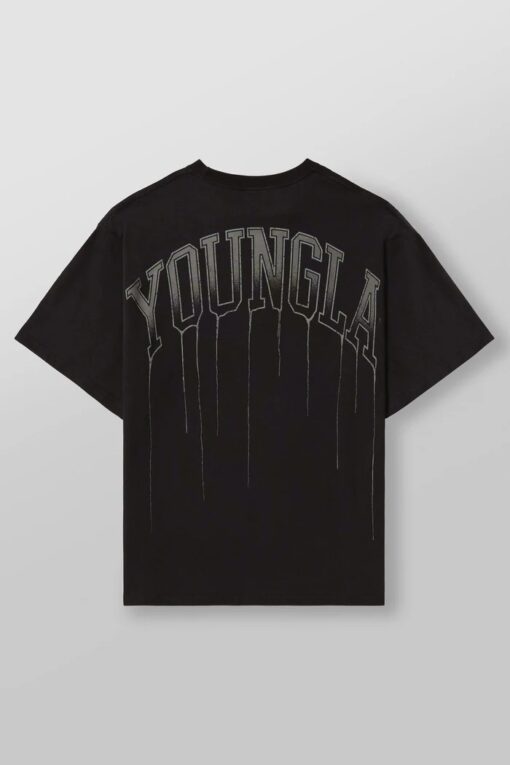 YLA W428 - Drip Oversized Tee - Black