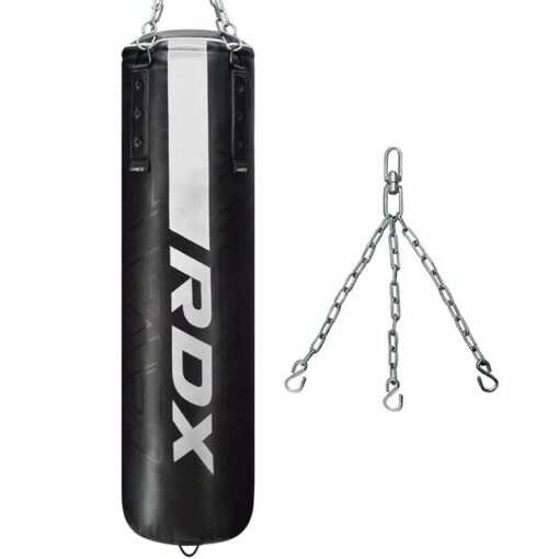RDX F6 4ft Punch Bag - White/Black