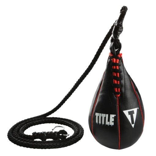TITLE Boxing Professional Slip Ball - Black/Red