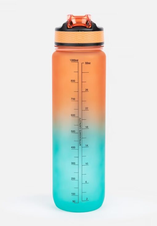 Gradient Water Bottle - Black/Orange - Imagen 2