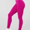 YLA W220 - Core Seamless Leggings Raspberry Wine