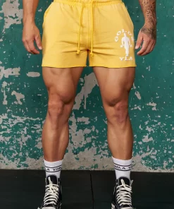 YLA 1132 - Golds Gym Bodybuilding Shorts  Yellow