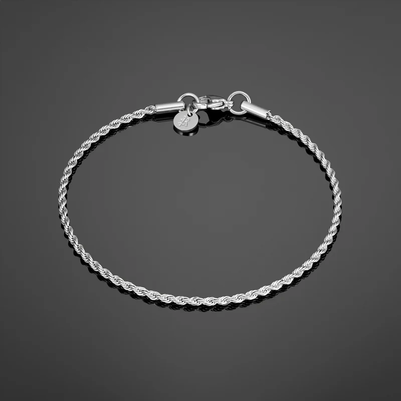 RGMNT Minimal Rope Bracelet - Silver RG379