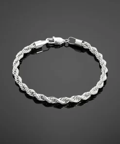 RGMNT The Rope Bracelet 5mm - Silver RG323