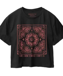 Alternative view of RF Ashes Grow Flowers - Crop Top