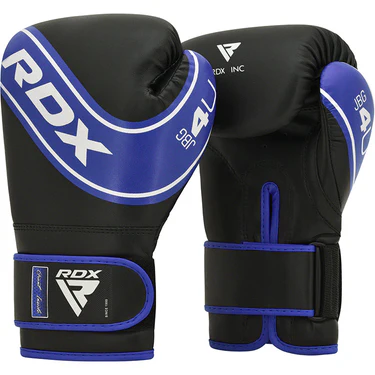 RDX 4B Robo Kids Training Boxing Gloves - Blue/Black