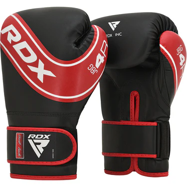 RDX 4B Robo Kids Training Boxing Gloves - Red/Black