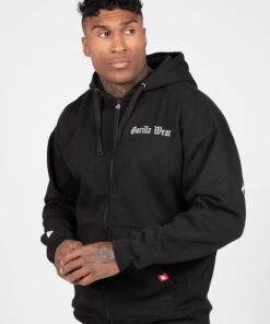 Alternative view of GW Utah Zipped Hoodie - Black
