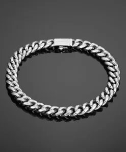 RGMNT The Cuban Bracelet 8mm - Silver RG321