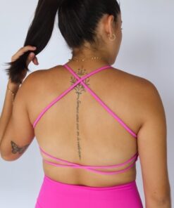 Alternative view of Blast Strap Top Fuchsia