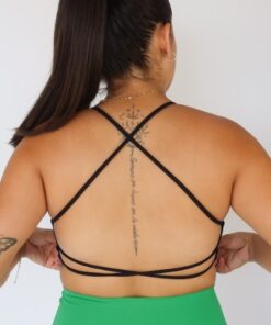 Alternative view of Blast Strap Top Black