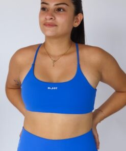 Blast Strap Top Neon Blue