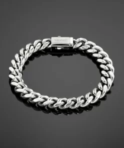 RGMNT Cuban Link Bracelet 10mm - Silver RG3001