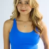 Blast Push Top Azul Neón