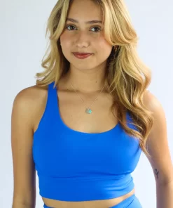 Blast Push Top Azul Neón