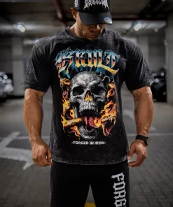 SC Oversized Forged In Iron - Washed Black