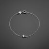 RGMNT RG3005S Diamond Cross Bracelet