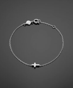 RGMNT RG3005S Diamond Cross Bracelet