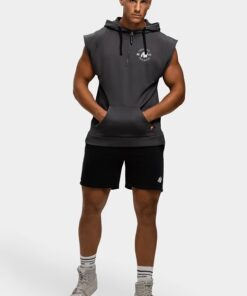 GW Huntley Sleeveless Hoodie Grey