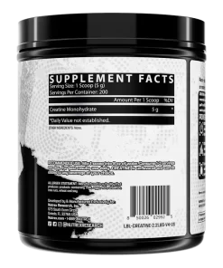 Alternative view of Nutrex Creatina Monohidratada 1000g 200 Servidas