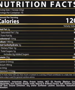 Alternative view of Nutrex Whey Protein Isolate Powder IsoFit Banana