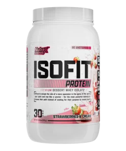 Nutrex Whey Protein Isolate IsoFit Strawberry Cream