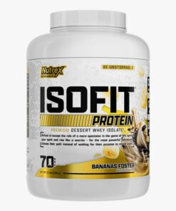 Nutrex Whey Protein Isolate Powder IsoFit Banana