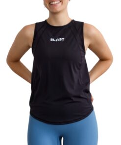 Blast Athletic Top Negro